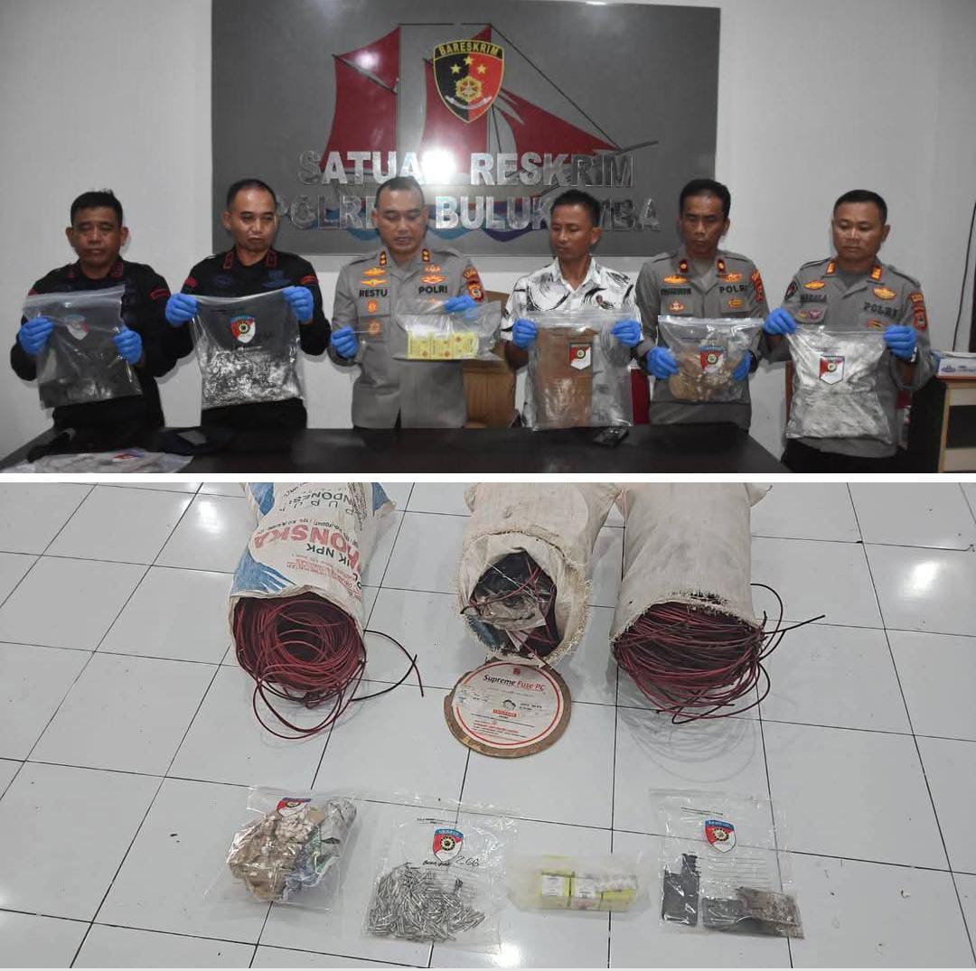 Polisi Pastikan Ledakan di Kajang Bulukumba Disebabkan Bom Ikan Rakitan