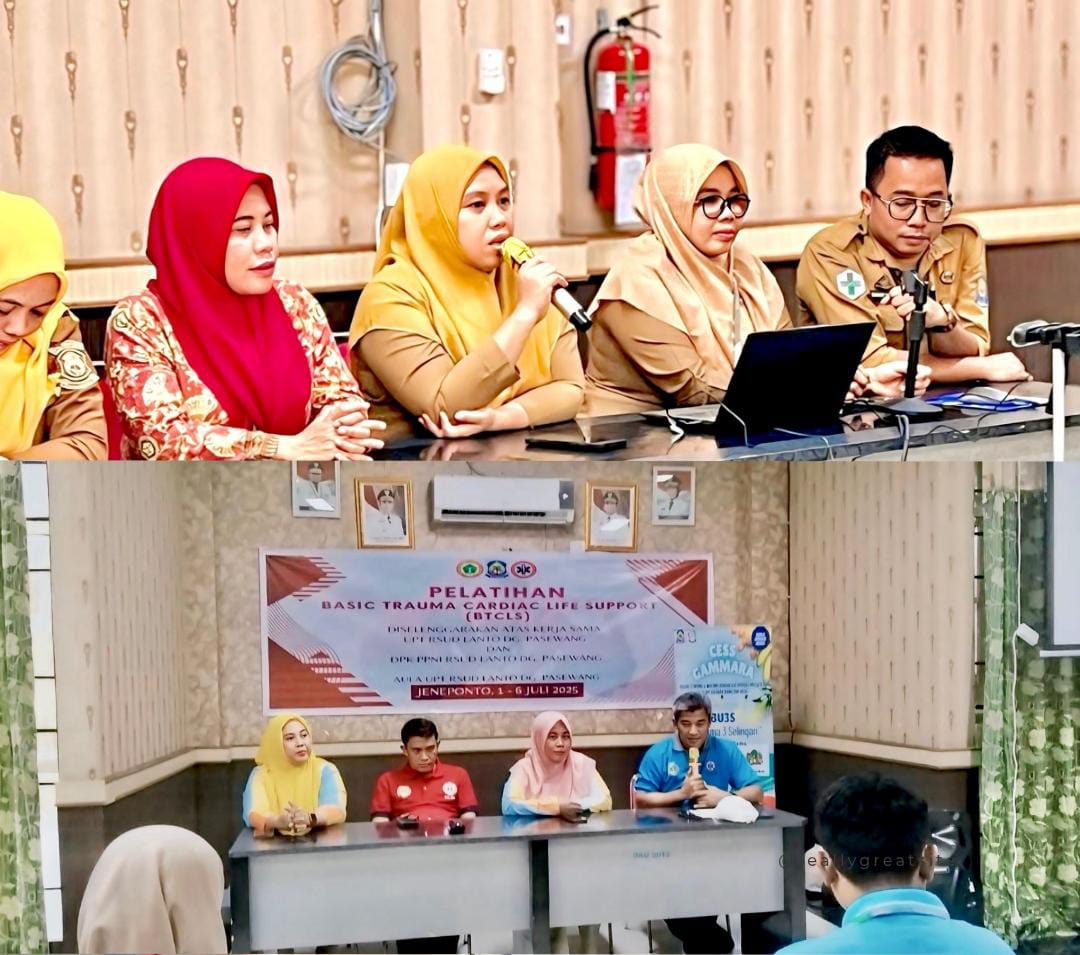 Perkuat Kompetensi Perawat, UPT RSUD Lanto Dg Pasewang dan DPK PPNI Gelar Pelatihan BTCLS