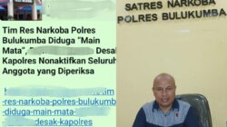 Kasat Narkoba Polres Bulukumba Bantah Dugaan Praktik “86”