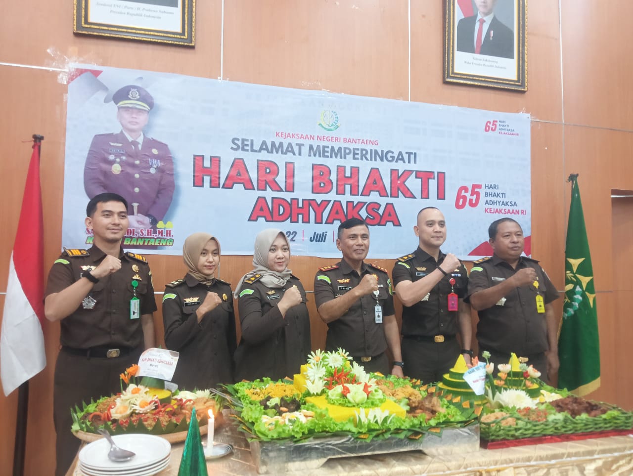 Penuh Khidmat, Kejari Bantaeng Peringati Hari Bhakti Adhyaksa Ke 65