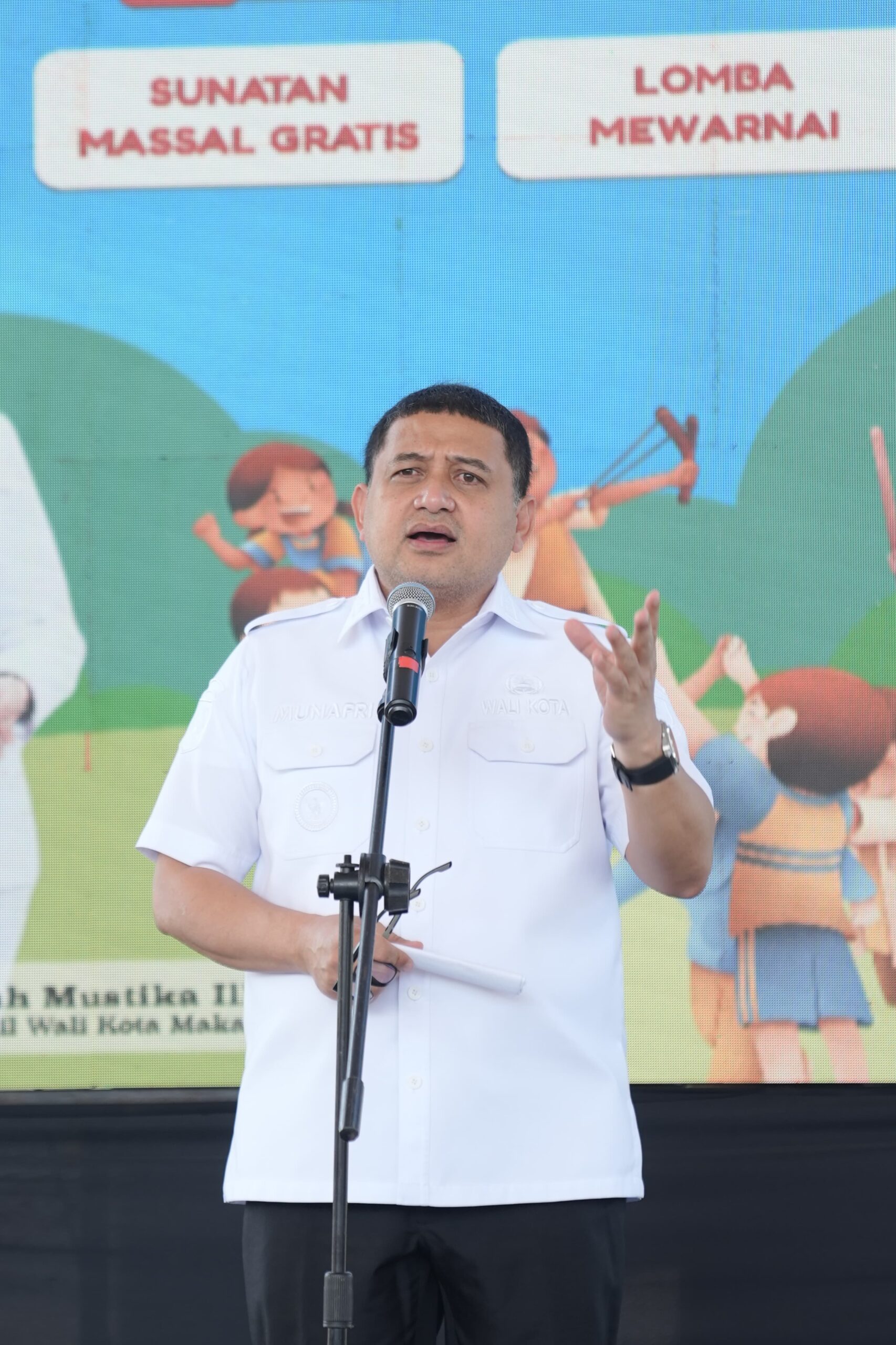 Munafri Gaungkan Revolusi Budi Pekerti di Sekolah, di Momentum Hari Anak Nasional 2025