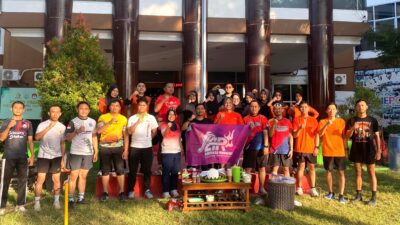 Peringatan HBA ke 65, Adhyaksa Runners Chapter Jeneponto Lari 6,5 Kilo Bersama Forkopimda