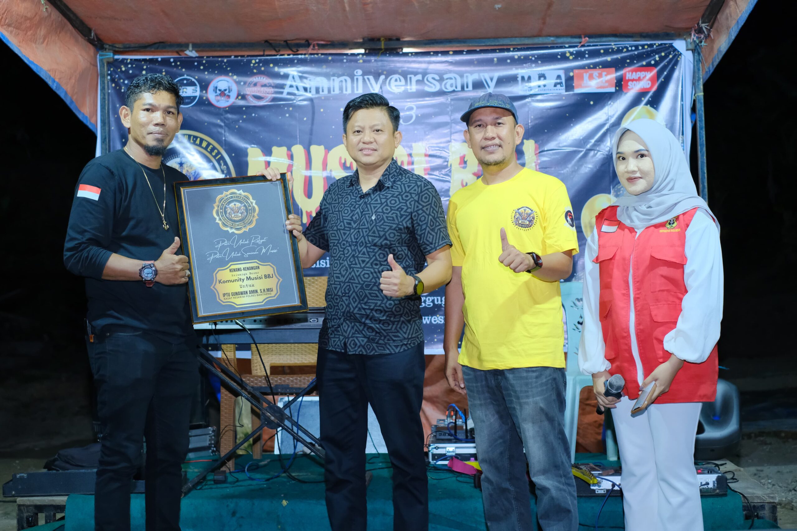 Musisi BBJ Peringati Harla Ke-3 Semarak dan Kolaborasi dengan Kepolisian