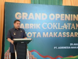 Munafri: Pabrik Coklatana Ini Bukan Sekadar Produksi, Tapi Peluang untuk Warga