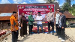 Polisi di Bulukumba Galang Bantuan Bangun Rumah Baru untuk Korban Kebakaran