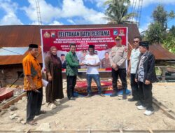 Polisi di Bulukumba Galang Bantuan Bangun Rumah Baru untuk Korban Kebakaran