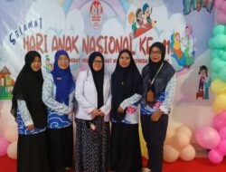 Raut Bahagia Anak Saat Berkreasi Disosialisasi Inovasi ‘PASTI HEBAT’ RSUD Lanto Dg Pasewang di HAN Ke- 41