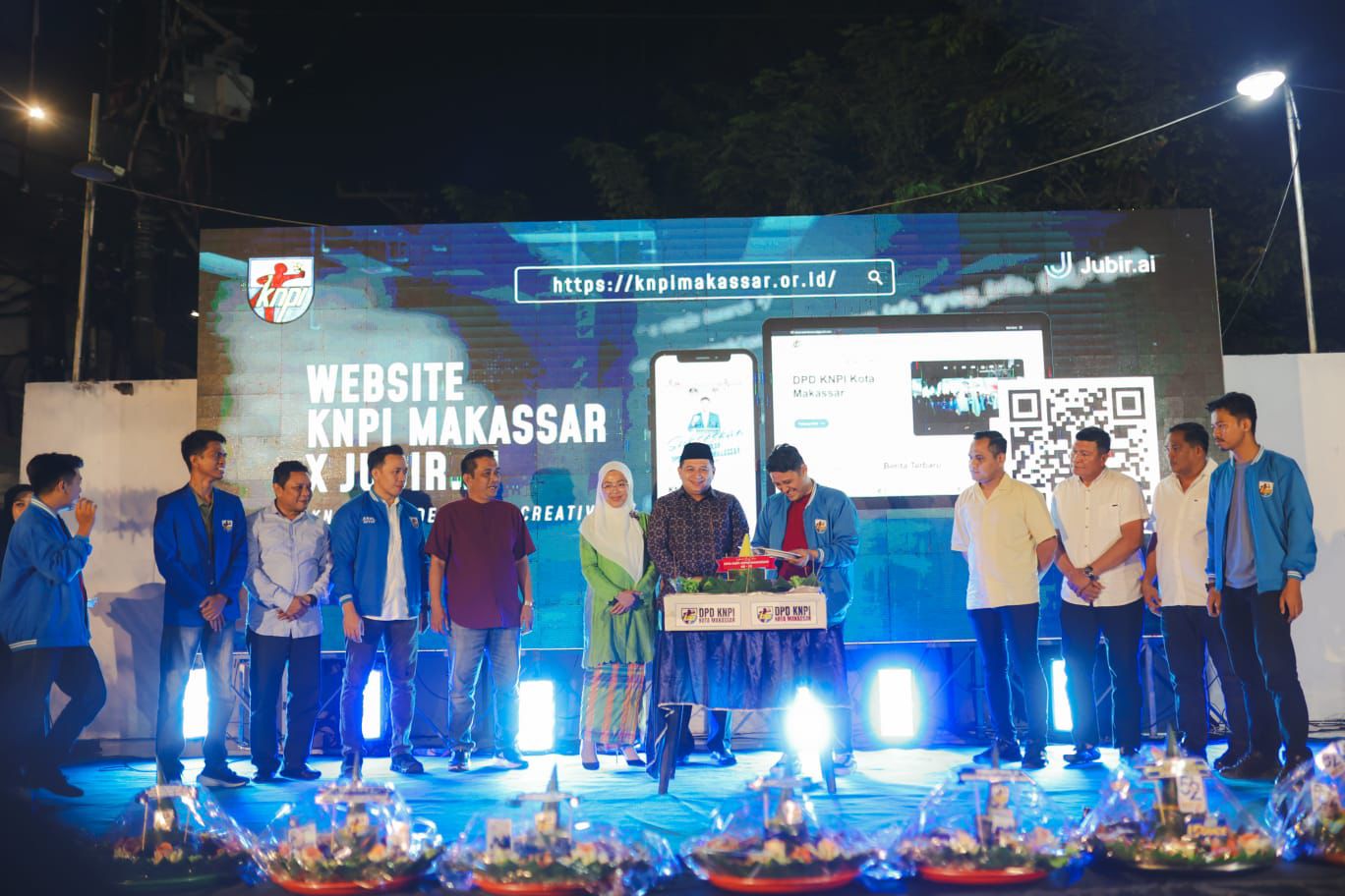 DPD KNPI Kota Makassar Launching Website di Harla 52. Walikota Munafri : Ini Baru Pemuda Makassar