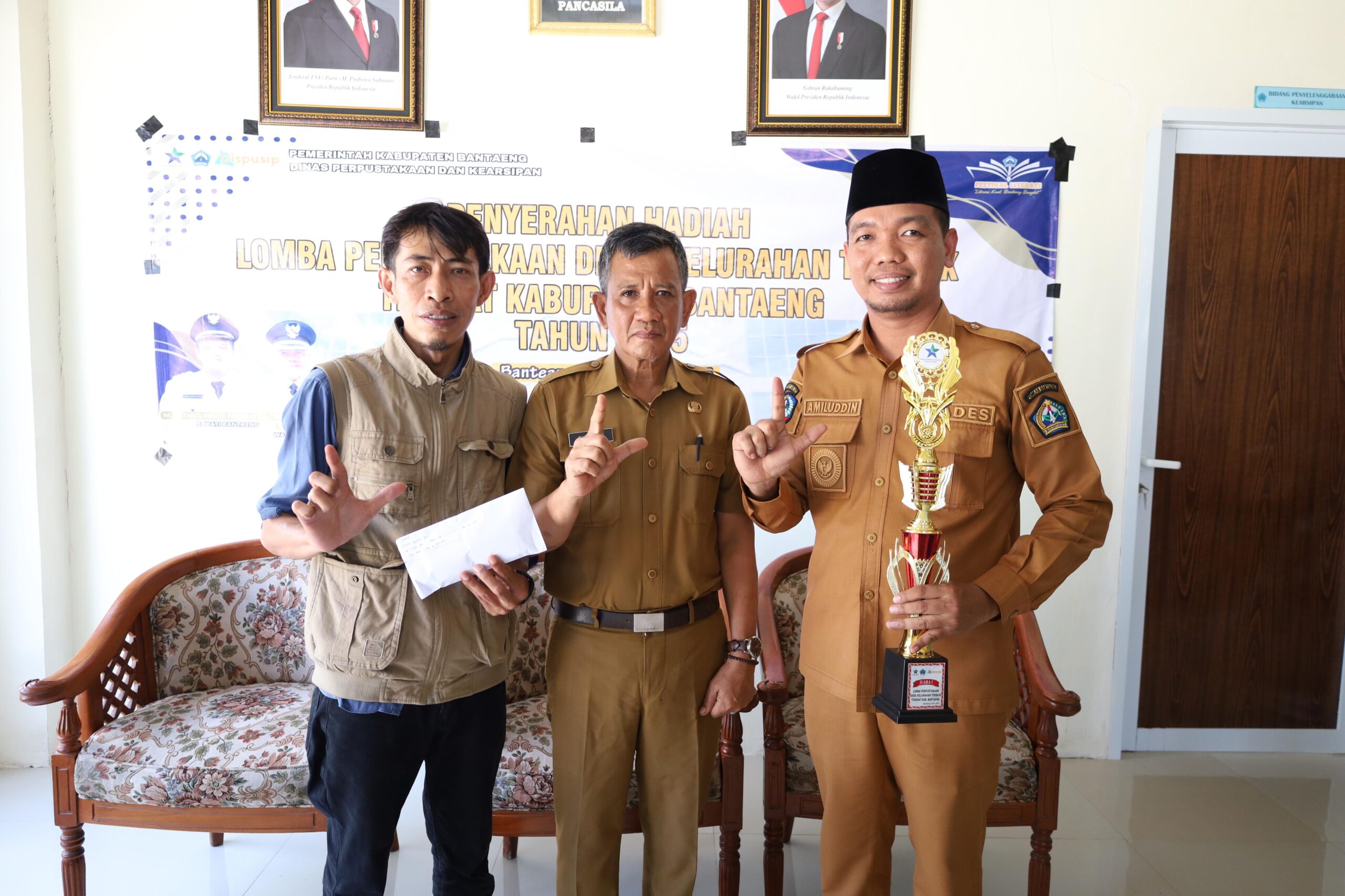 Lomba Perpustakaan Gemar Membaca Desa Bonto Jai Raih Juara Satu
