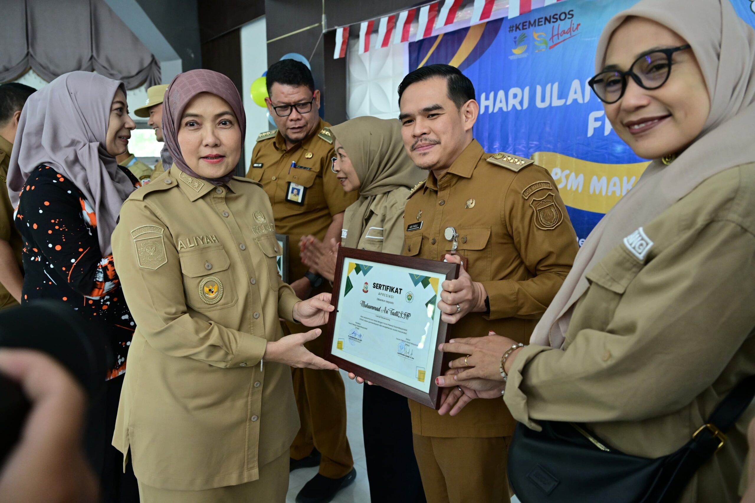 Aliyah Mustika Ilham Serukan Semangat Pengabdian Sosial di Harlah Perdana FPSM Makassar