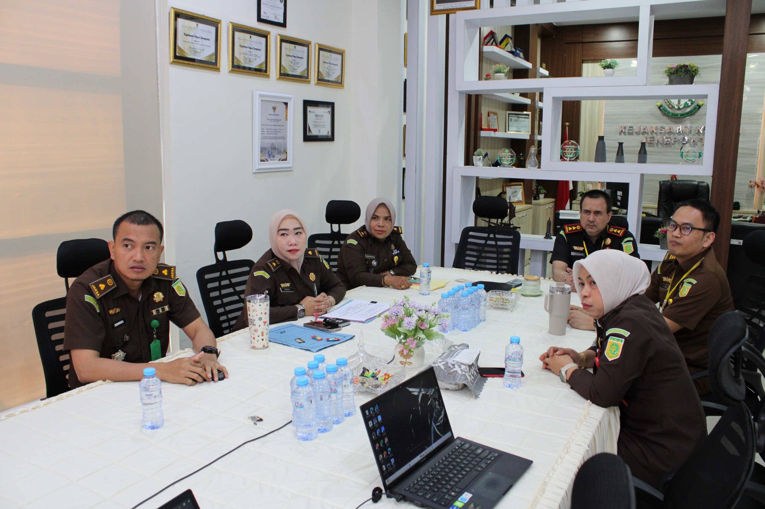 Kejari Jeneponto Ikut Pembukaan Rapat Evaluasi Kinerja 1 Bersama Jaksa Agung