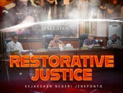 Kejaksaan Jeneponto Restoratif Justice Kasus Penganiayaan