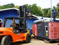 Kelistrikan Selayar Mulai Pulih, PLN Indonesia Power Pasang Mesin PLTD Sewa