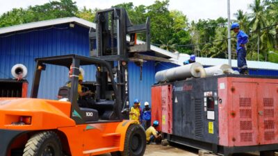 Kelistrikan Selayar Mulai Pulih, PLN Indonesia Power Pasang Mesin PLTD Sewa