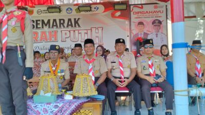 Lurah Apala Hadiri Upacara Hari Pramuka ke-64 di Bumi Perkemahan