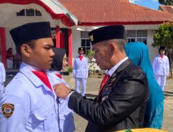 Kukuhkan Paskibraka Tingkat Kecamatan, Camat Turatea: Kalian Diberikan Amanah