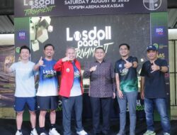 Wali Kota Makassar Buka Losdoll Padel Tournament Vol. 1, Ajak Warga Hidup Sehat