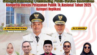 Bantaeng Raih Penghargaan Outstanding Public Service Innovations KIPP 2025