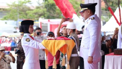 HUT Ke 80 RI, Bupati Jeneponto Pimpin Upacara Pengibaran Bendera Merah Putih