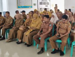 Lurah Apala Ikuti Apel Gabungan Senam Bersama