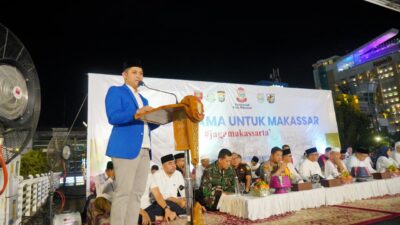 Baso Muhammad Ikram Sampaikan Pesan Damai Dalam Doa Bersama Untuk Kota Makassar