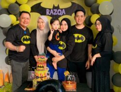 Razqa Si Bocah Lincah, Rayakan Ulang Tahun ke 2 Penuh Kebahagiaan