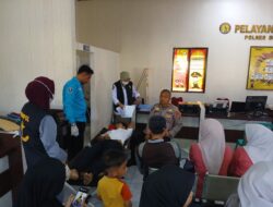 Polisi Melayani, Petugas SKCK Polres Bulukumba Sempat Drop Saat Bertugas
