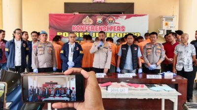 Ungkap Sejumlah Kasus Juli – September, Polres Jeneponto Amankan Puluhan Tersangka