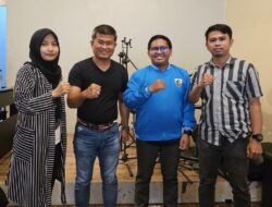 Camat Mamajang dan Plt. Ketua KNPI Mamajang duduk bersama Dua Kandidat Calon Ketua KNPI