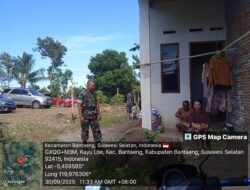 Sinergi TNI dan Warga, Babinsa Kayuloe Gencar Gelar Komsos