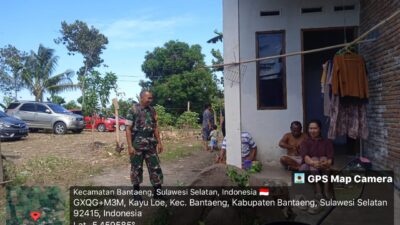 Sinergi TNI dan Warga, Babinsa Kayuloe Gencar Gelar Komsos
