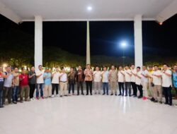 Bupati Uji Nurdin Sambut Atlet Petanque dalam Welcome Dinner di Pantai Seruni