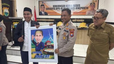Kapolres Jeneponto Sambut Rudianto Lallo, Bahas Kamtibmas dan Sinergi dengan DPR
