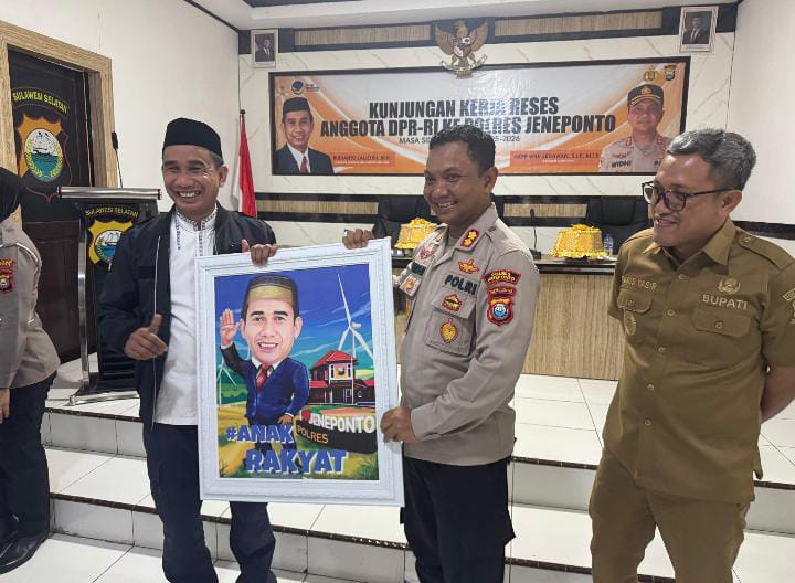Kapolres Jeneponto Sambut Rudianto Lallo, Bahas Kamtibmas dan Sinergi dengan DPR