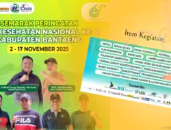 Gerak Bersama Menuju Masyarakat Sehat, Bantaeng Hebat!
