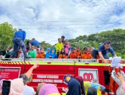 RA Islam Al-Kafaa Gandeng Damkar Polman Gelar Simulasi