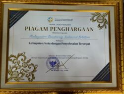 Pemkab Bantaeng Raih Penghargaan Pelaksana Pemutakhiran PK-25 Oleh Kemendukbangga