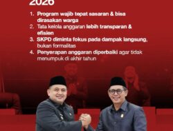 Sahkan APBD 2026, Munafri-Aliyah Fokus Sejumlah Sektor di Kepulauan