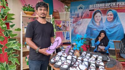 Sandal Raukang Angkat Identitas Bantaeng di Pameran UMKM HUT ke-771