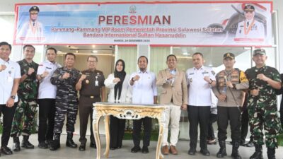 Angkat Ikon Geopark di Bandara Hasanuddin, Gubernur Sulsel: Gerbang Awal Promosi Pariwisata