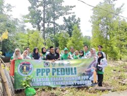 Wujudkan Lingkungan Sehat, Banom PPP Bantaeng Tanam Ratusan Pohon