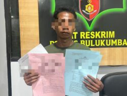 Tersangka Pembunuhan Ayah di Bulukumba Ditahan, Terancam Hukuman Maksimal 20 Tahun