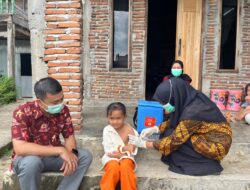 UPT Puskesmas Dampang Laksanakan Imunisasi Kejar Campak di Kelurahan Tanah Loe