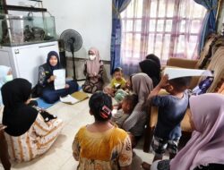 UPT Puskesmas Lasepang Gelar Edukasi dan Imunisasi Campak di Posyandu Mawar