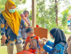 UPT Puskesmas Moti Gelar Imunisasi Kejar Campak di Desa Bonto Bontoa