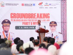 Perkuat Akses Makassar-Sinjai, Gubernur Sulsel Lakukan Ground Breaking di Bone