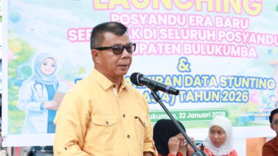 Bupati Andi Utta Launching Posyandu Era Baru