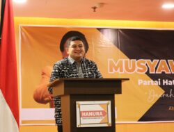 Munafri–Aliyah Kompak Hadiri Muscab Hanura Makassar