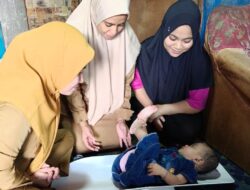Puskesmas Pa’bentengang Lakukan Kunjungan pada Bayi dan Balita Bermasalah Gizi