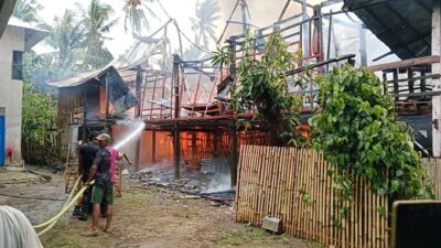 Dua Unit Rumah di Jeneponto Hangus Terbakar